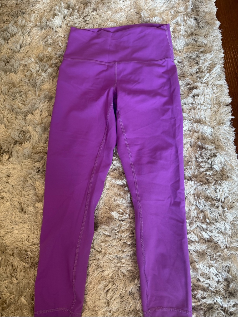 Womans Lululemon Purple High-Waist Athletic Leggings